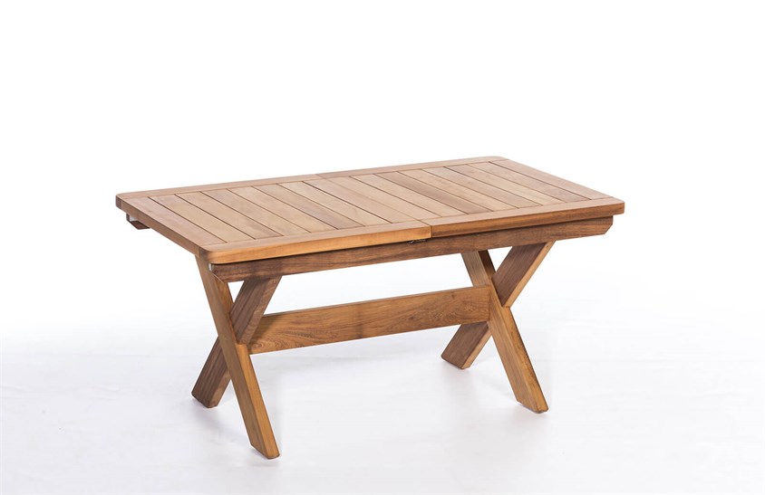 Ahşap Bahçe Masası 160+50 cm ER-1010Bahçe Masası