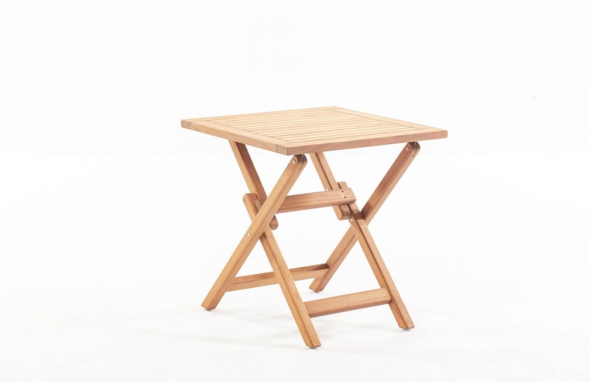 Ahşap Bahçe Masası 70 cm ER-1016 İndirimli Mobilya