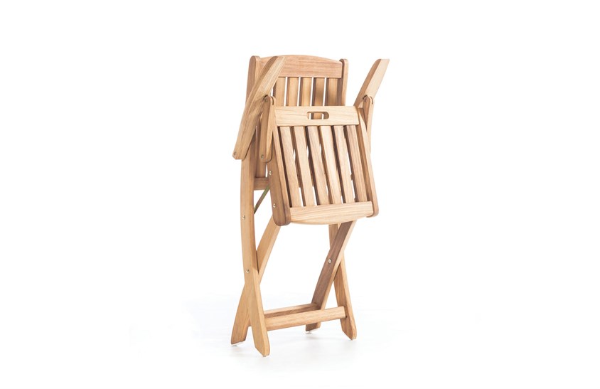 Ahşap Bahçe Sandalyesi Kollu Minderli 60 cm ER-1030Bahçe Sandalyesi