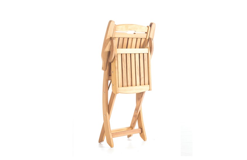 Ahşap Bahçe Sandalyesi Kolsuz Minderli 45 cm ER-1033Bahçe Sandalyesi