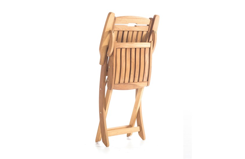 Ahşap Bahçe Sandalyesi Kollu Minderli 60 cm ER-1036Bahçe Sandalyesi