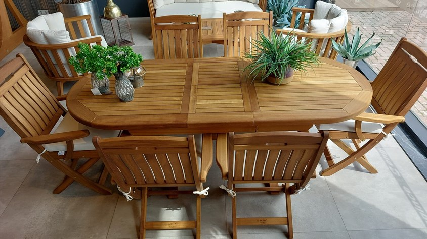 Ahşap Bahçe Masa Takımı RB-8001 İndirimli Mobilya