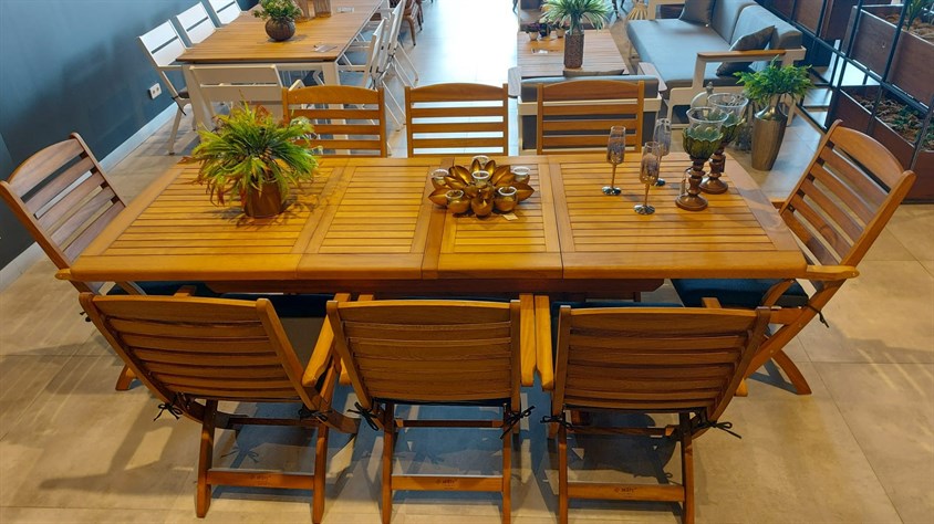 Ahşap Bahçe Masa Takımı RB-9052 İndirimli Mobilya