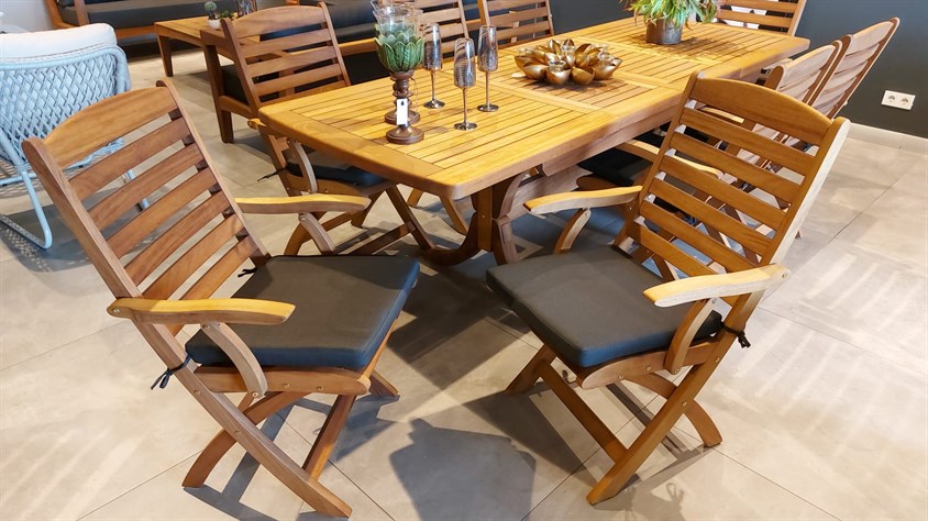 Ahşap Bahçe Masa Takımı RB-9052 İndirimli Mobilya