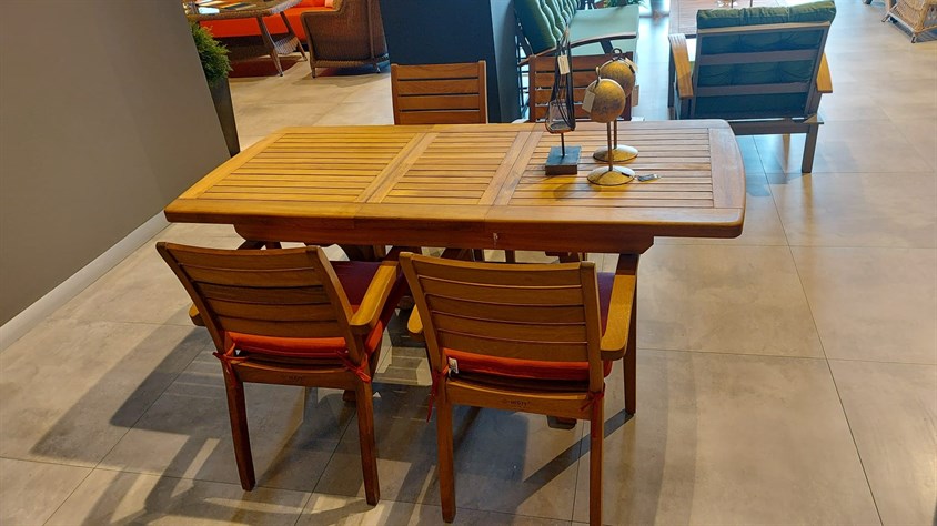 Ahşap Bahçe Masa Takımı LS-2000 İndirimli Mobilya