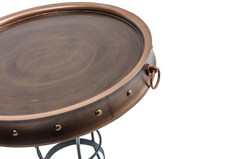 Bakır Kulp Yan Sehpa ENGC-GZ-22 Yan Sehpa