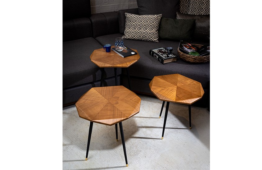 Ahşap Zigon Sehpa ENGC-TG-5719 Zigon Sehpa