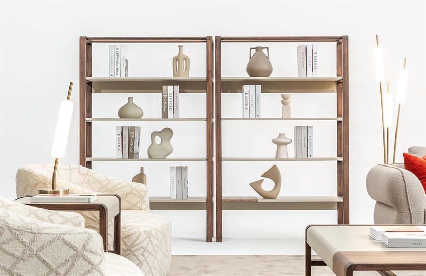 Kitaplık ENGC-TG-57362 Svr Wood & Loft Kitaplıklar