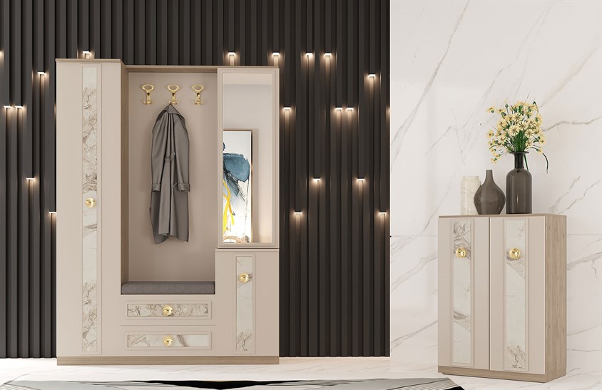 Askılıklı Portmanto ENGC-OR-7054 Vestiyer Portmanto