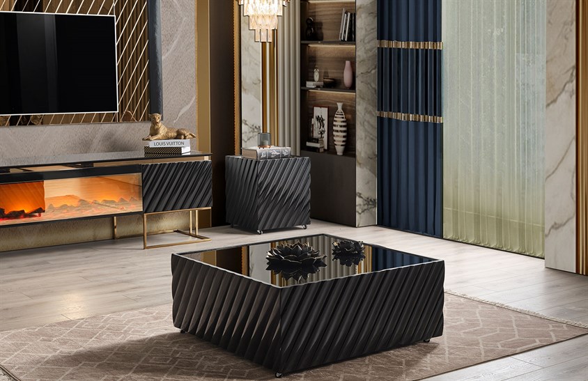 Cherina Orta Sehpa Black Orta Sehpa