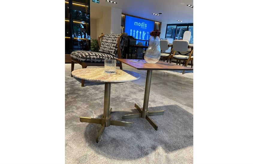 Lisaa Yan Sehpa Mermerli Sehpa ve Aksesuar