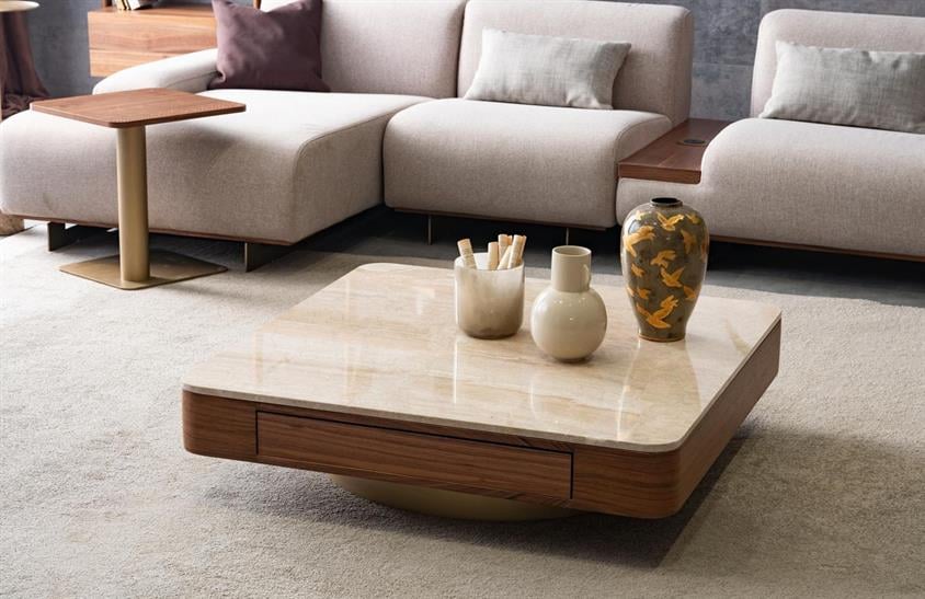 Mujica Orta Sehpa Mermer Sehpa ve Aksesuar