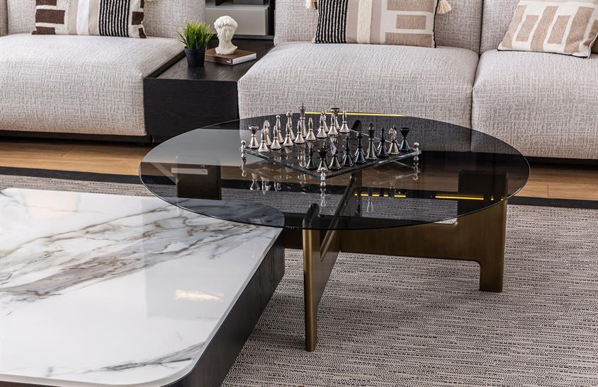 Rutger Orta Sehpa İkili Set Sehpa ve Aksesuar