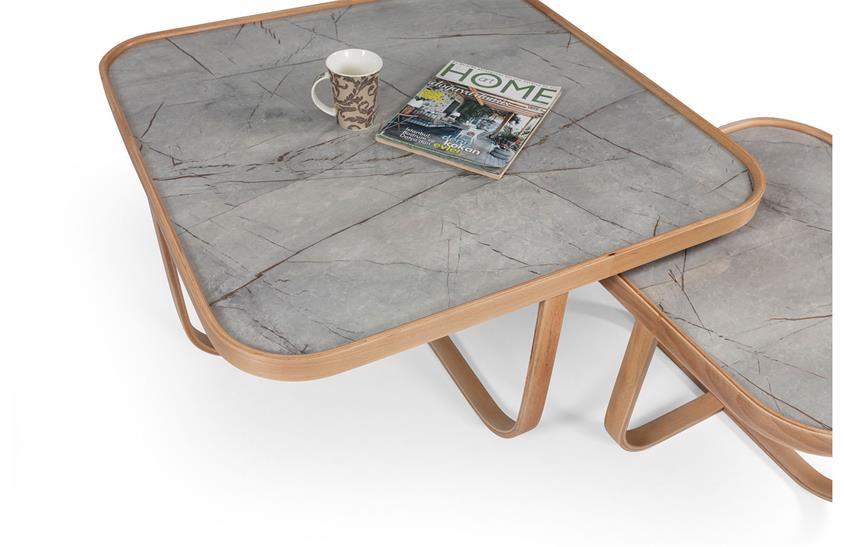 Orta Sehpa Yan Sehpa İkili Set ENGC-KS-61 Sehpa ve Aksesuar