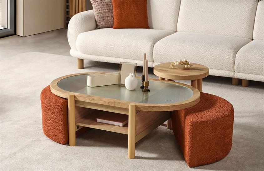 Tandiya Orta Sehpa Seti Sehpa ve Aksesuar