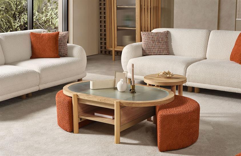 Tandiya Orta Sehpa Seti Sehpa ve Aksesuar