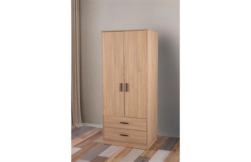 Bianna 2 Kapaklı 2 Çekmeceli Dolap Köşe Dolap