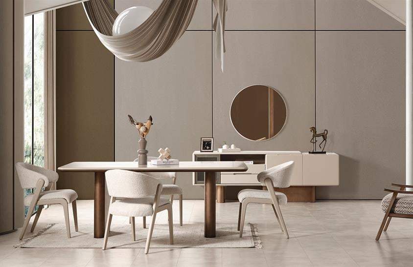 Vorta Yemek Odası Takımı Modern Yemek Odası