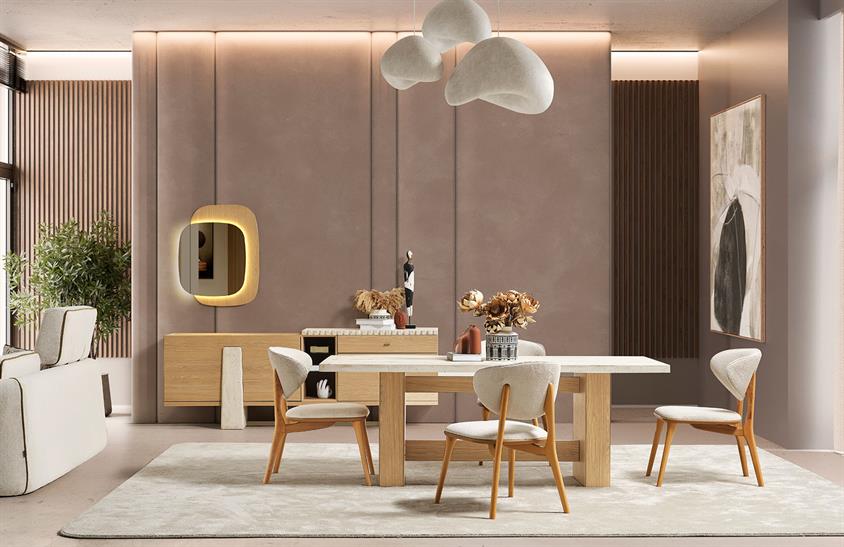 Polen Yemek Odası Takımı Modern Yemek Odası