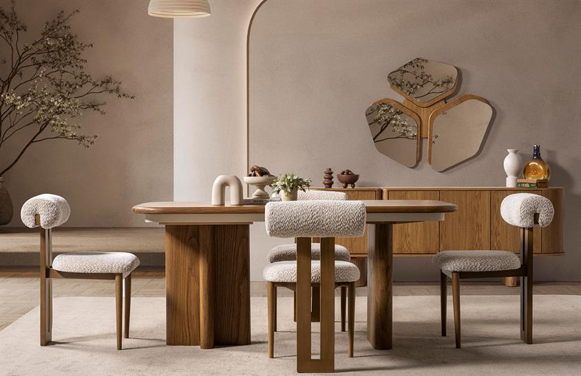 Monaco Yemek Odası Takımı Modern Yemek Odası