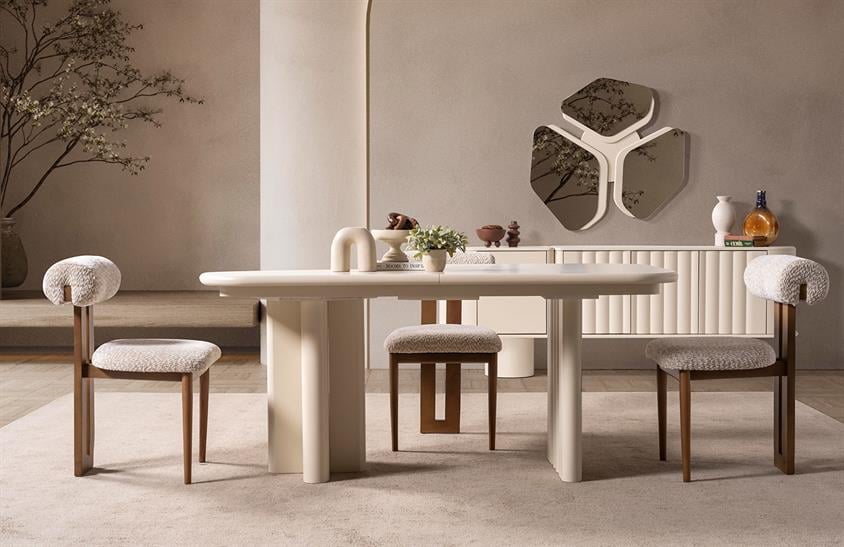 Monaco Yemek Odası Takımı Modern Yemek Odası