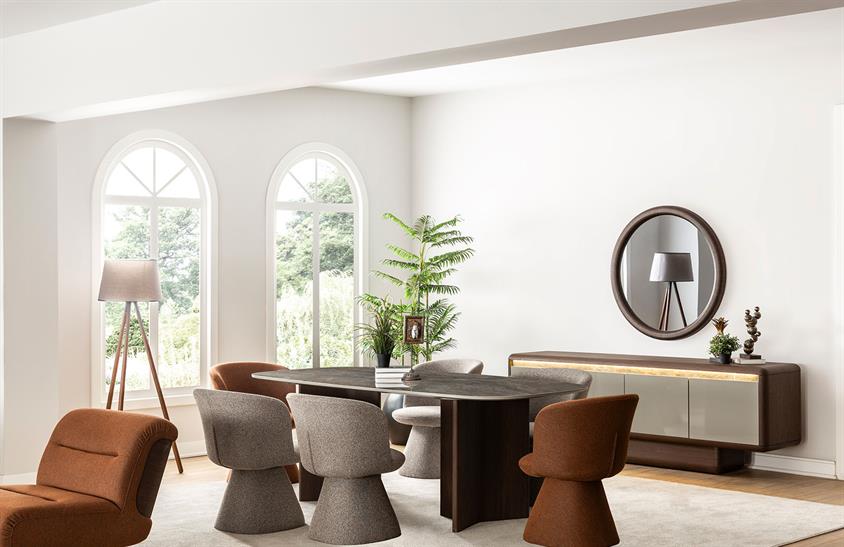 Cavelle Yemek Odası Takımı Modern Yemek Odası