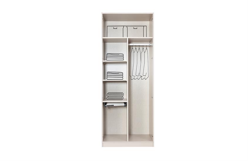 Jagu Köşe Dolap Takımı Modern Yatak Odası