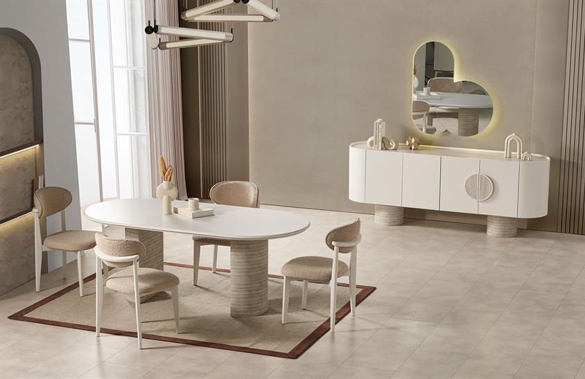 Javier Yemek Odası Takımı Modern Yemek Odası