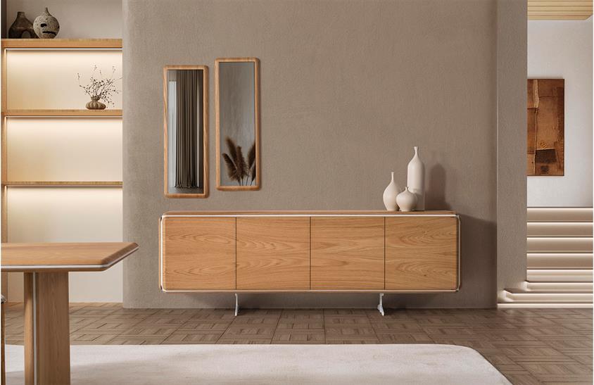 Florian Yemek Odası Takımı Meşe Modern Yemek Odası