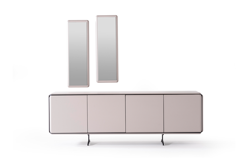 Florian Yemek Odası Takımı Sis Grisi Modern Yemek Odası