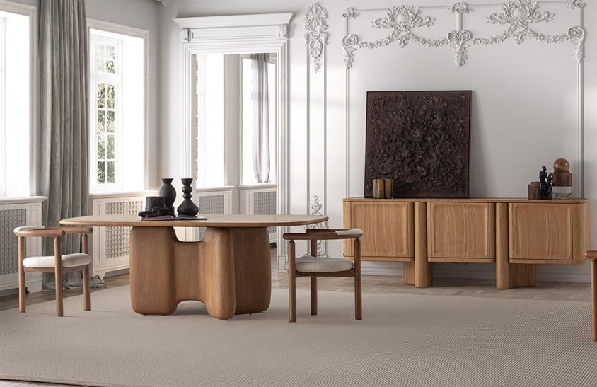 Rosalina Yemek Odası Takımı Modern Yemek Odası