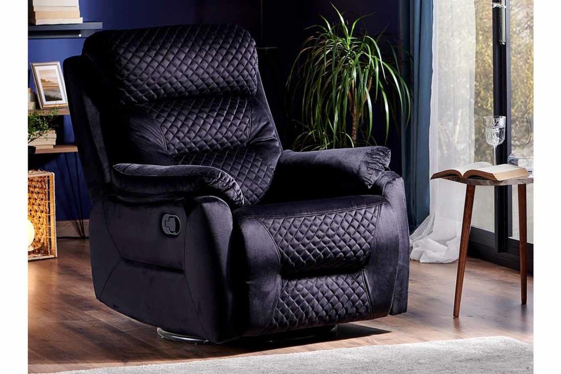 Niron Black Sallanan Dönen Ve Yatan Tv Koltuğu, Siyah Tv & Baba Koltuğu