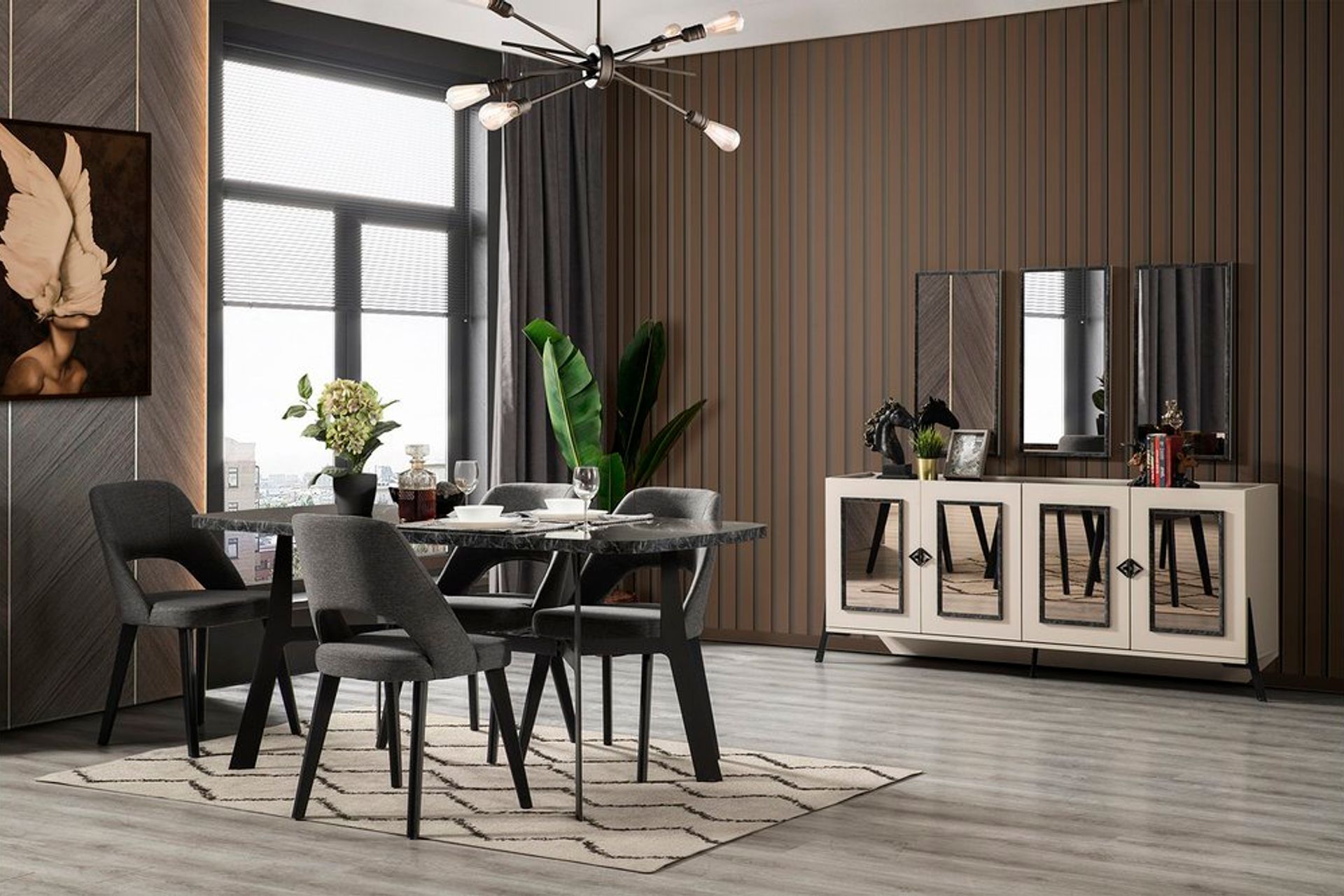 Nadir Yemek Odası Takımı İndirimli Mobilya