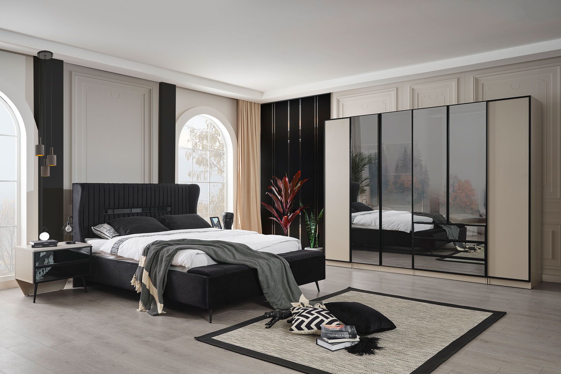 Asos Yatak Odası Takımı, 6 Kapaklı İndirimli Mobilya