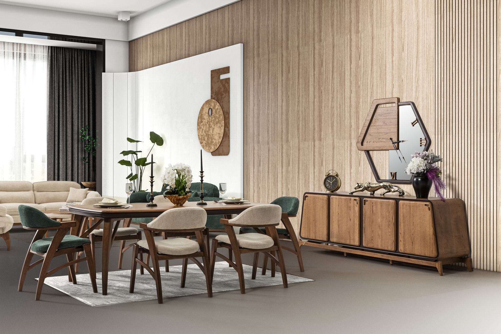 Mustang Yemek Odası Takımı İndirimli Mobilya