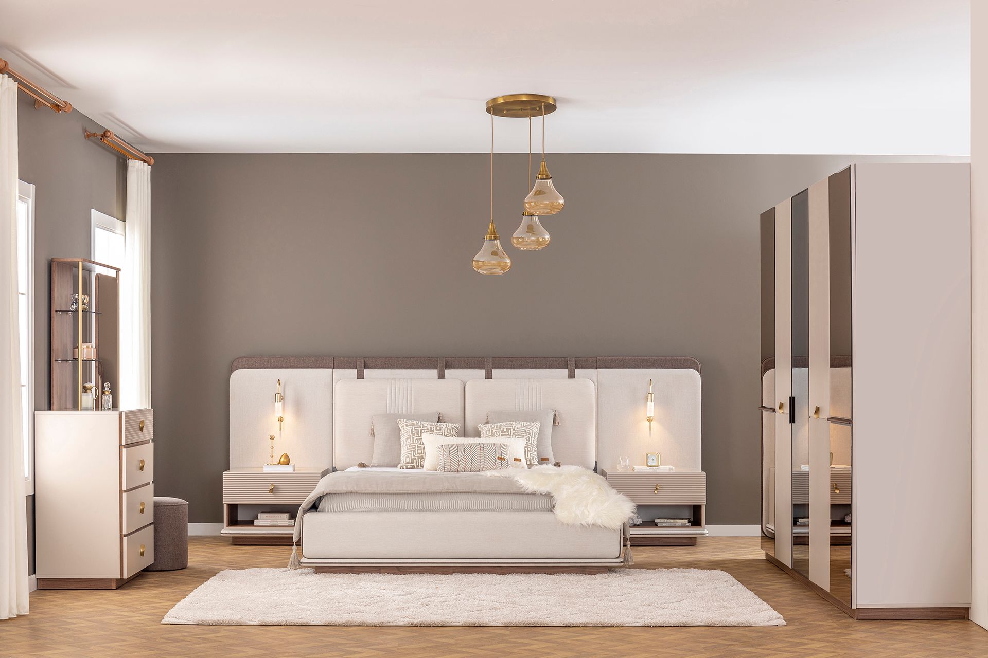 Brena Yatak Odası Takımı, 5 Kapaklı