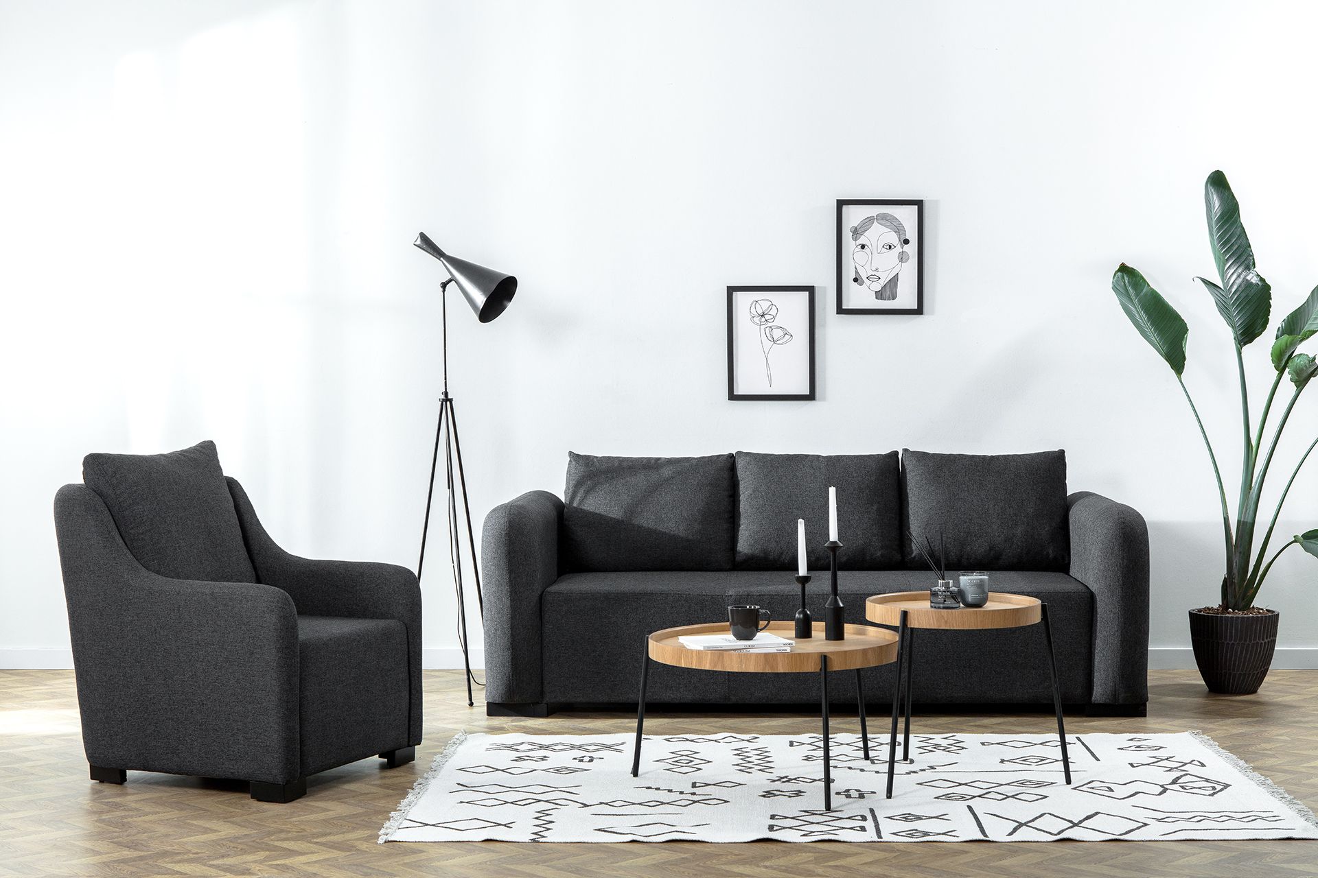 Chubby Koltuk Takımı, Antrasit