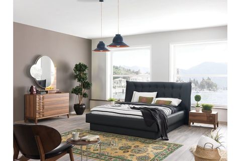 Berrak Yatak Odası Takımı, Sürgü Kapaklı İndirimli Mobilya