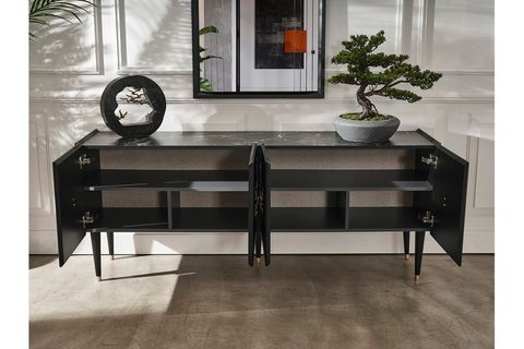 Siyah Creo Yemek Odası Takımı İndirimli Mobilya