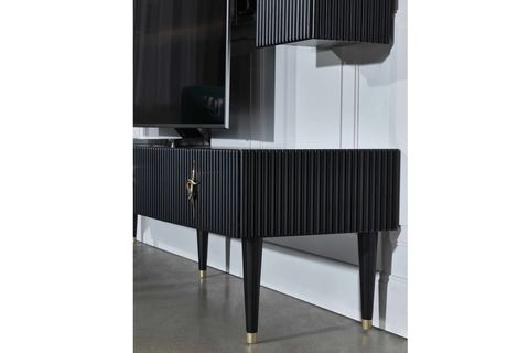 Siyah Creo Yemek Odası Takımı İndirimli Mobilya