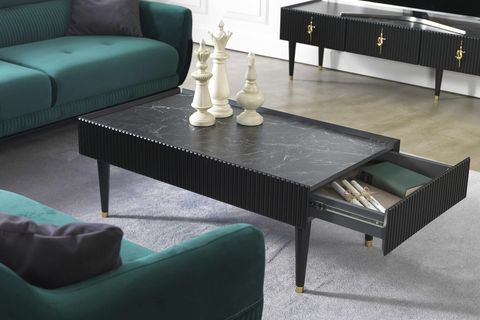 Siyah Creo Yemek Odası Takımı İndirimli Mobilya