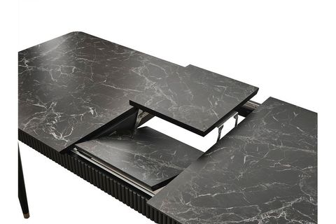 Siyah Creo Yemek Odası Takımı İndirimli Mobilya