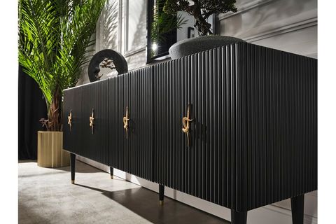 Siyah Creo Yemek Odası Takımı İndirimli Mobilya