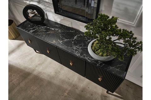 Siyah Creo Yemek Odası Takımı İndirimli Mobilya