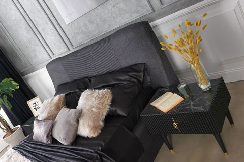 Creo Yatak Odası Takımı, Siyah, 6 Kapaklı İndirimli Mobilya