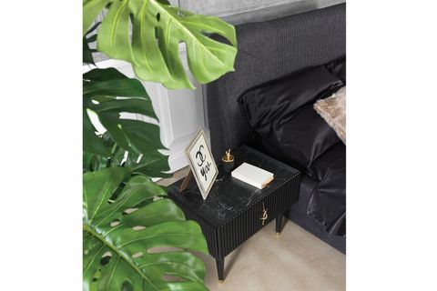 Creo Yatak Odası Takımı, Siyah, 6 Kapaklı İndirimli Mobilya