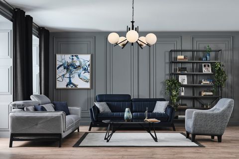 Relax Koltuk Takımı, Antrasit Gri İndirimli Mobilya