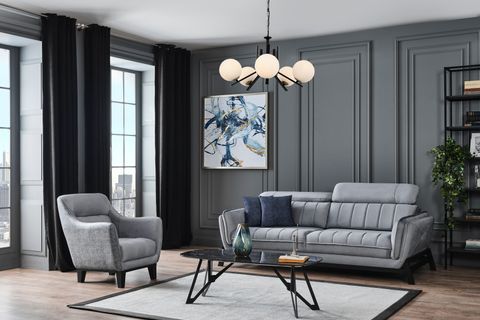 Relax Koltuk Takımı, Antrasit Gri İndirimli Mobilya