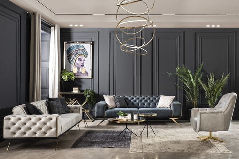 Ares Koltuk Takımı, Lacivert İndirimli Mobilya