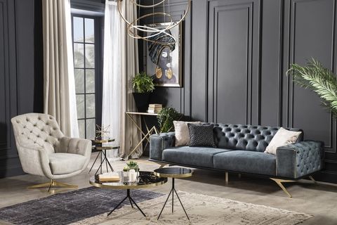 Ares Koltuk Takımı, Lacivert İndirimli Mobilya